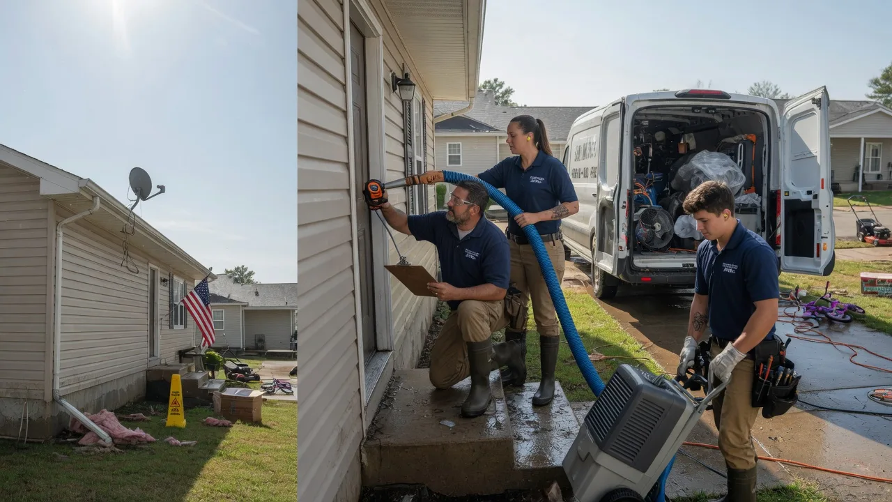 Ceiling Water Damage Restoration in Lehigh, OK near me